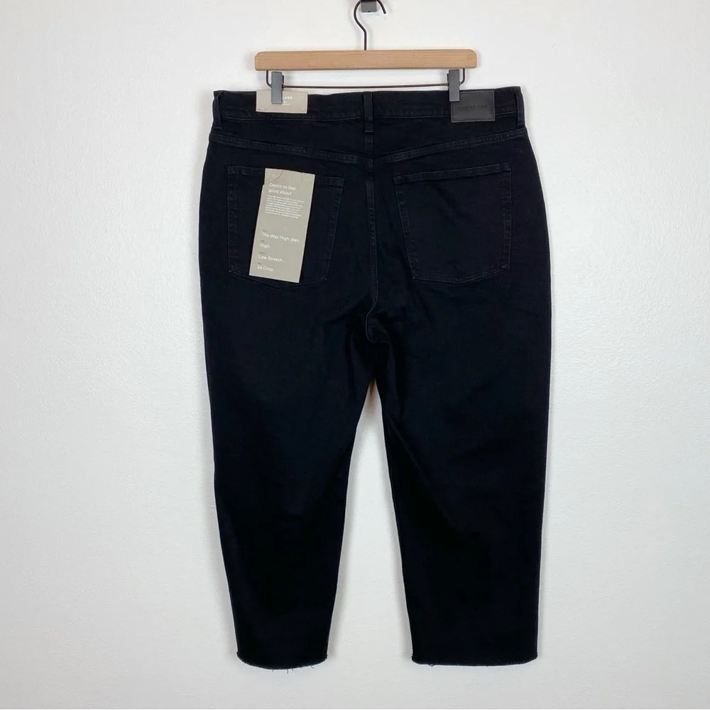 Everlane The Way High Jean Black Cropped - Picture 4 of 7